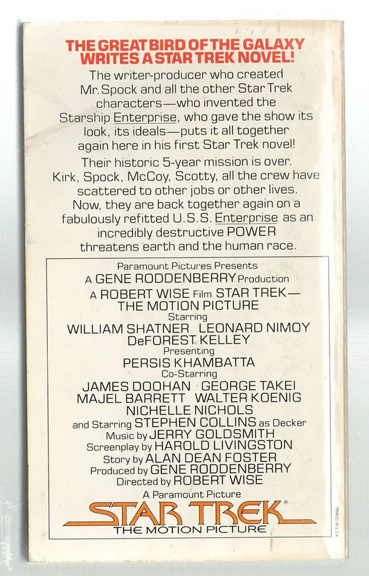Star Trek: The Motion Picture Adventure media tie-in science fiction Space Opera Star Trek used Books