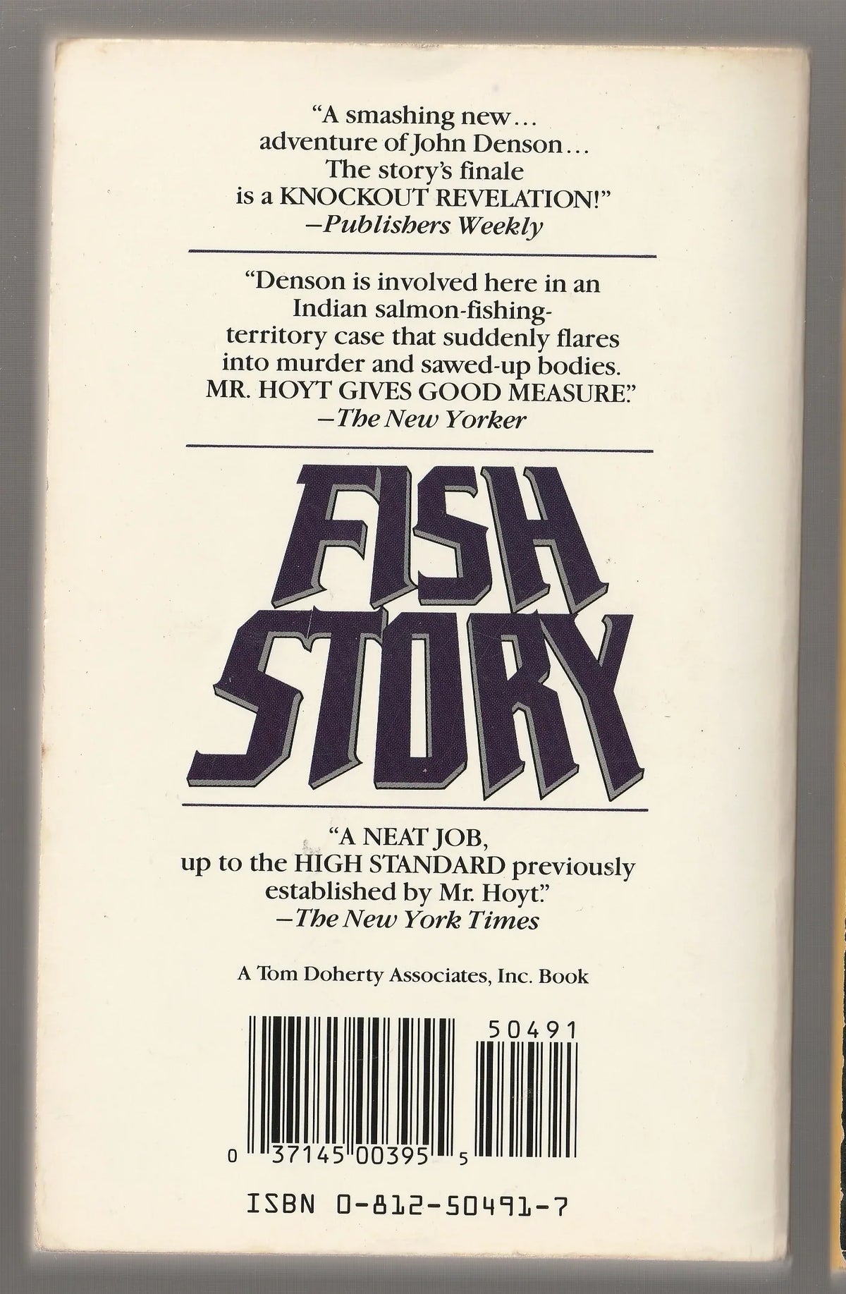 Fish Story Detective Fiction murder mystery mystery used Books
