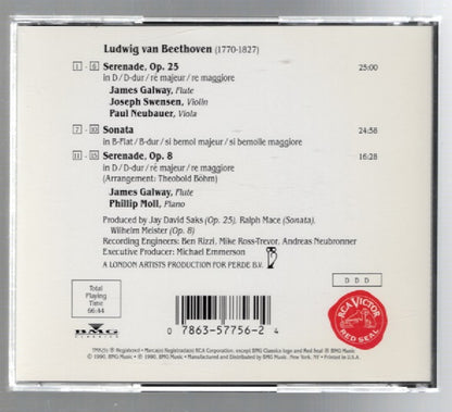 James Galway Plays Beethoven Classical Music CD