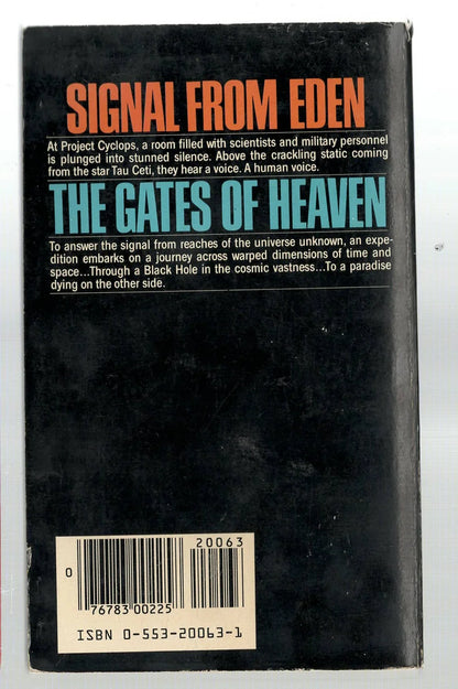 The Gates of Heaven science fiction Space Exploration used Books