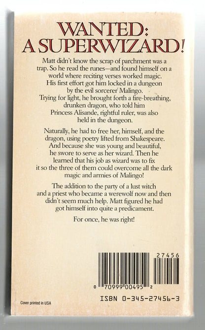 Her Majesty's Wizard Adventure fantasy High Fantasy Humor used Books