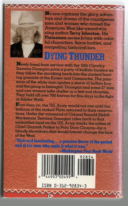 Dying Thunder American History historical historical fiction used Westerns Books