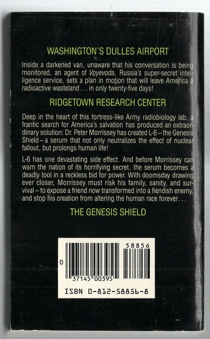 The Genesis Shield science fiction Suspense thriller used Books