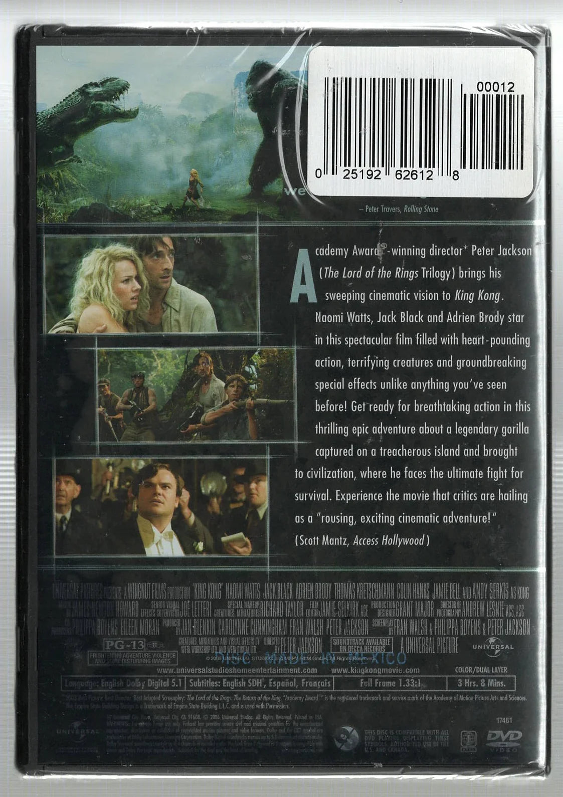 King Kong Action Adventure Animals Movies used Movie