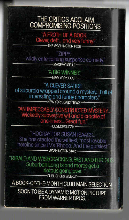 Compromising Positions Chic Lit Cozy Mystery Detective Humor murder mystery mystery used Books
