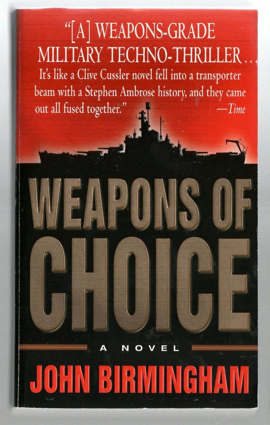 Weapons of Choice Action historical fiction Military Science Fiction science fiction thriller Time Travel used War Books