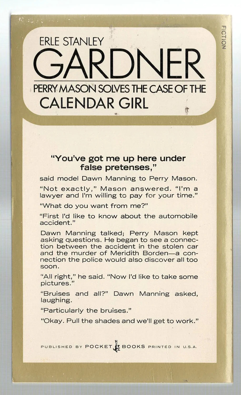The Case of the Calendar Girl Detective Fiction Legal Thriller murder mystery mystery used Books