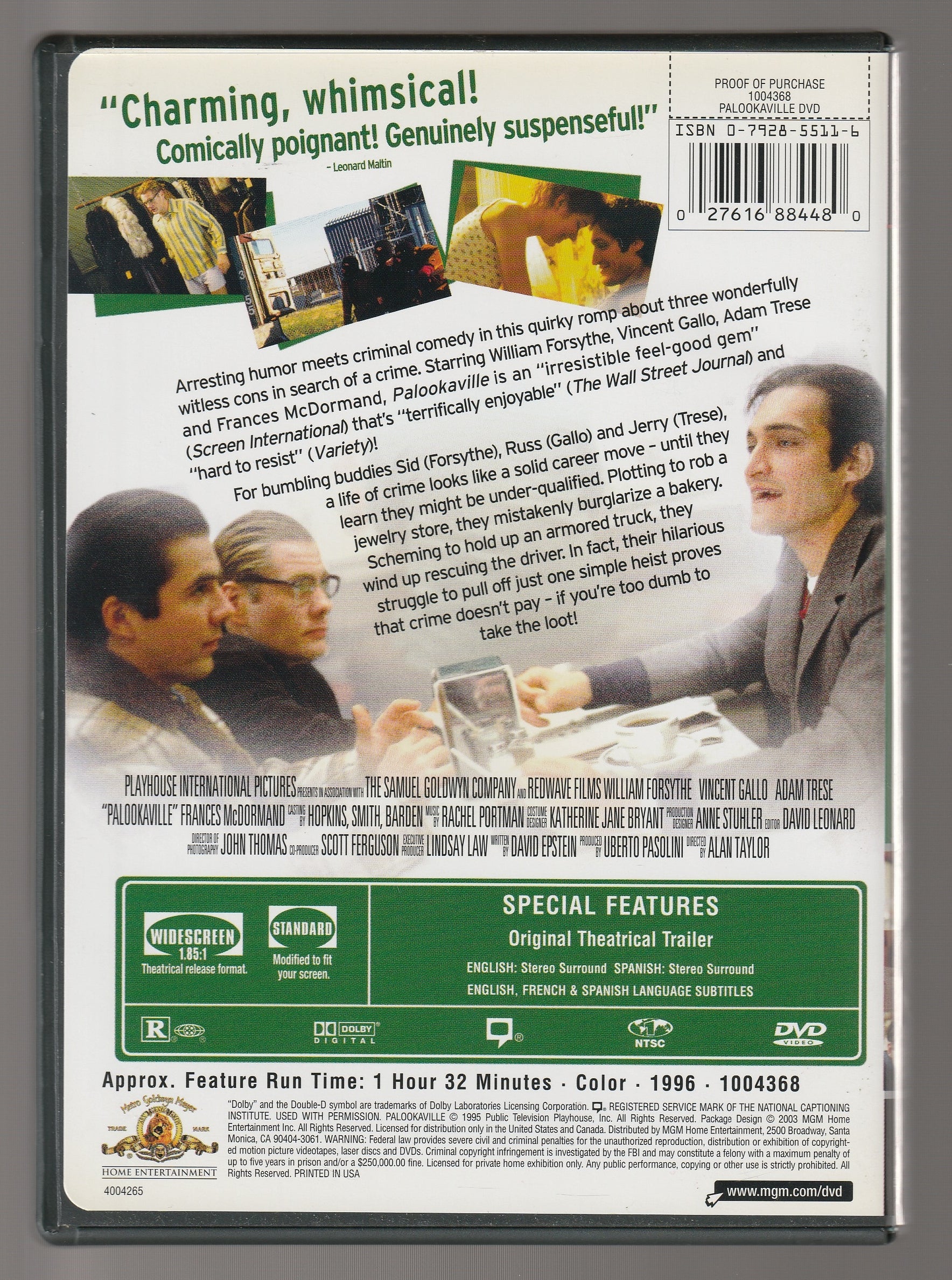Palookaville Comedy Comedy Drama crime Crime Comedy Crime Fiction Crime Thriller Movies used Movie
