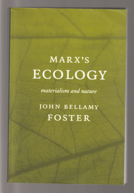 Marx's Ecology