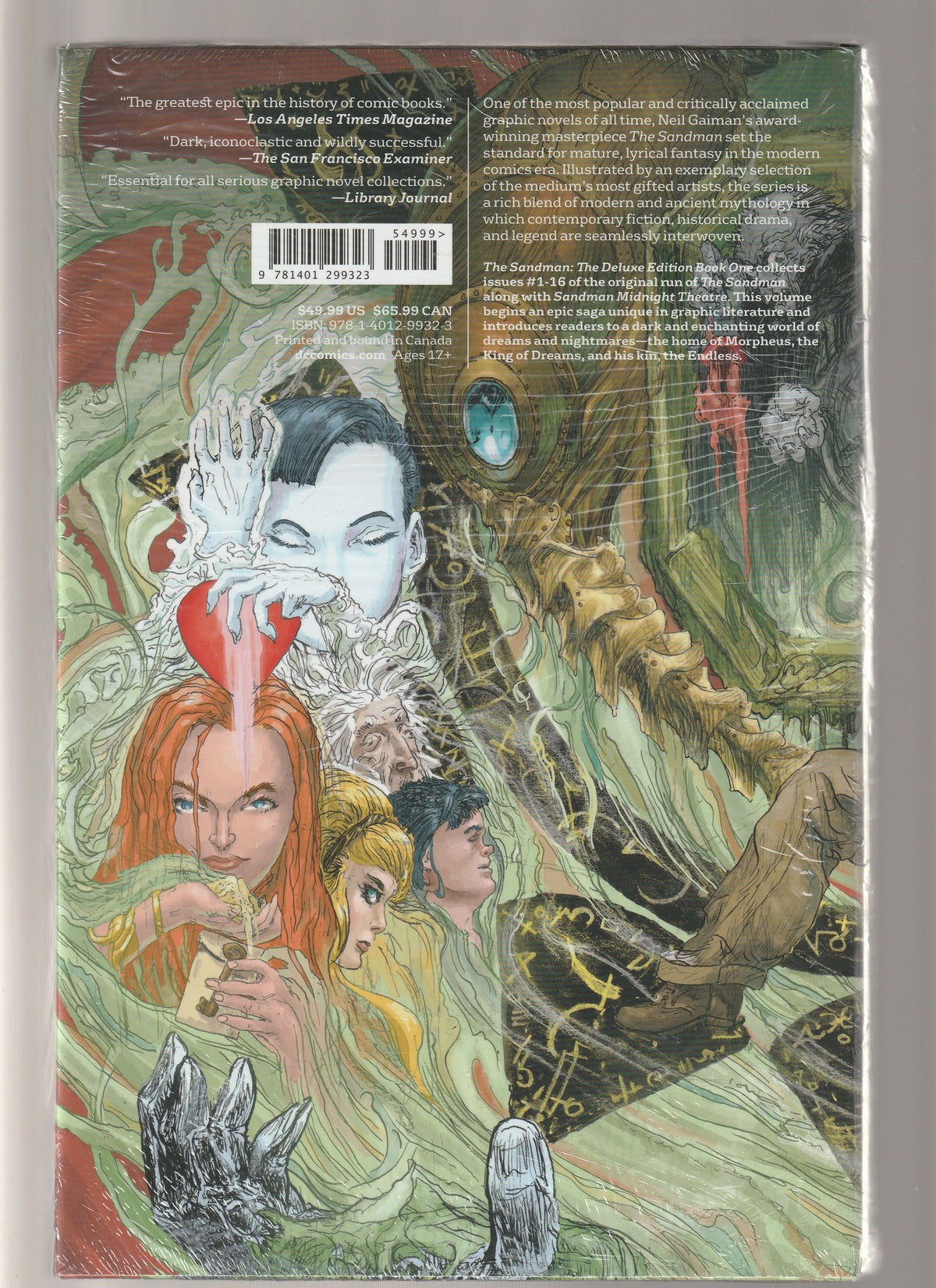 The Sandman: The Deluxe Edition, Book One adult Adult Fiction books comics dark fantasy DC dc comics fantasy fiction Graphic Novels Hardcover horror myth Mythology Sci-Fi Sci-fi fantasy science fiction Science Fiction Fantasy used Books