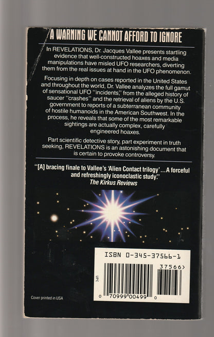 Revelations Alien Aliens books Conspiracy History metaphysical metaphysics Non-Fiction Nonfiction paperback Paranormal Science used Books