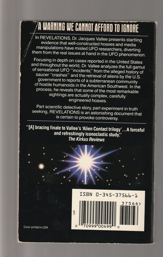 Revelations Alien Aliens books Conspiracy History metaphysical metaphysics Non-Fiction Nonfiction paperback Paranormal Science used Books