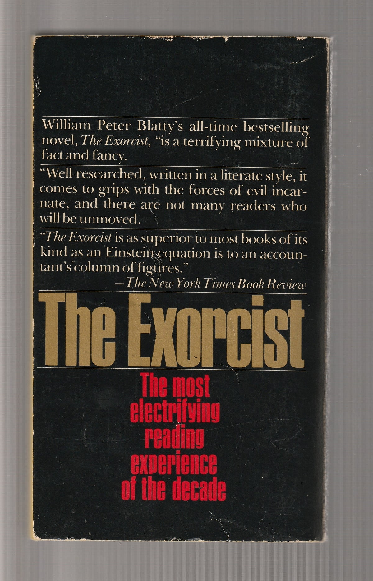 The Exorcist books Christian christianity Classic Classics fantasy fiction horror horror thriller paperback Paranormal paranormal horror Religion Religious Fiction Sci-Fi Sci-fi fantasy sci-fi horror science fiction Science Fiction Fantasy Supernatural supernatural fantasy thriller used Books