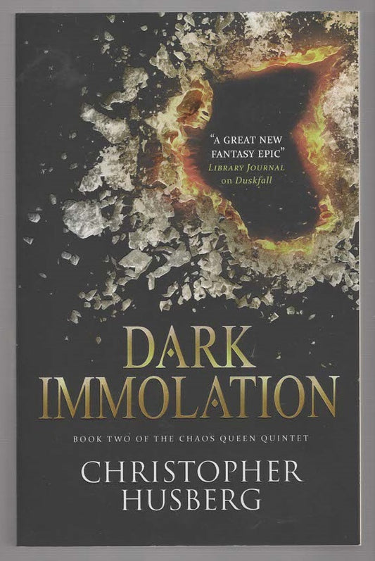 Dark Immolation Epic Fantasy fantasy fiction High Fantasy used Books