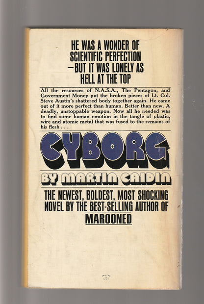 Cyborg Action Action Thriller Adventure books Cyberpunk Espionage fantasy fiction novel Novels paperback Sci-Fi Sci-fi fantasy science fiction Science Fiction Fantasy Techno-Thriller technology thriller used Books