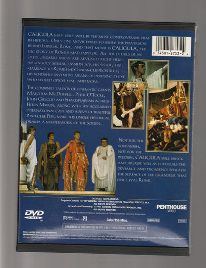 Caligula Black Comedy Comedy Comedy Drama costume drama Dark Comedy Drama dvd epic historical epic History Movies psychological Drama used dvd
