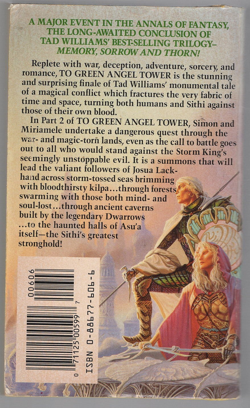 To Green Angel Tower Part 2 Adventure fantasy Books