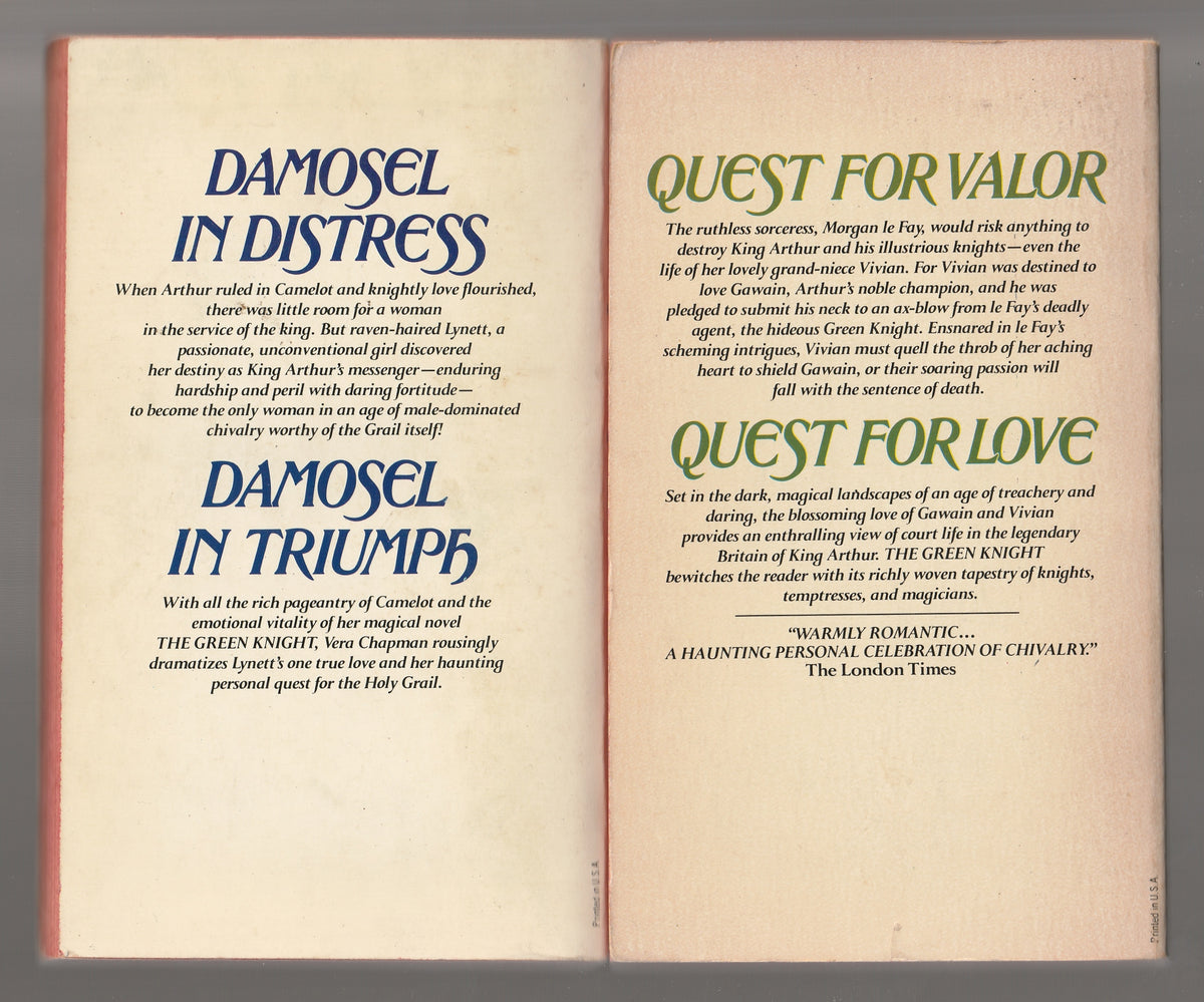 The Three damosels arthurian Classic Science Fiction Epic Fantasy fantasy fantasy fiction High Fantasy historical fiction King Arthur magic pack paperback Sci-fi fantasy science fiction Science Fiction Fantasy set teen fantasy used Vintage vintage fantasy vintage paperback vintage science fiction Books