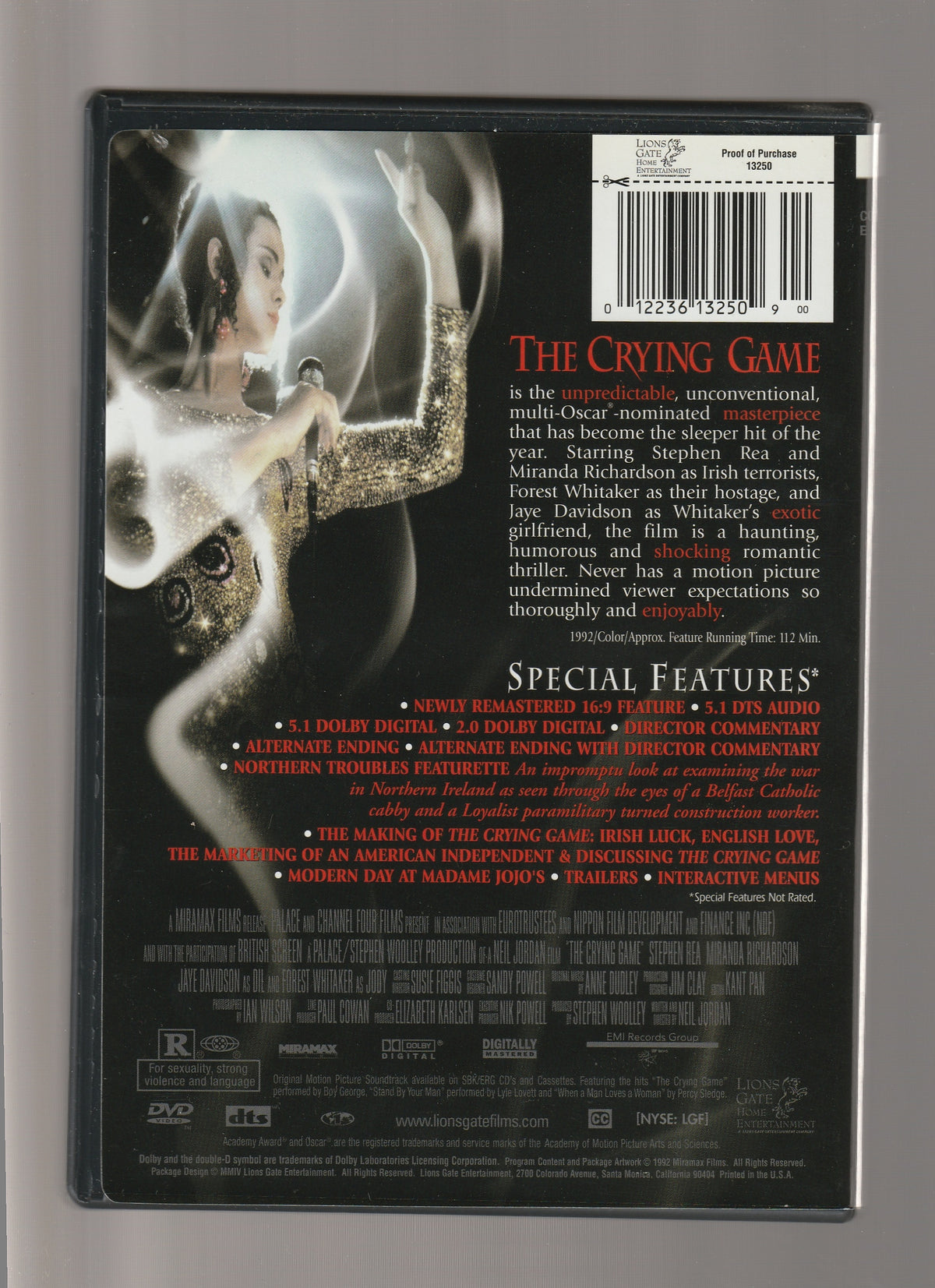 The Crying Game crime Crime Fiction Crime Thriller dark fantasy dark romance Drama fiction thriller psychological Drama Psychological Thriller Singer-Songwriter thriller tragedy tragic Romance dvd