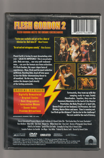 Flesh Gordon 2 alien abduction Aliens Comedy Movies Parody quirky comedy Sci-Fi Space space sci-fi Space Travel used Movie