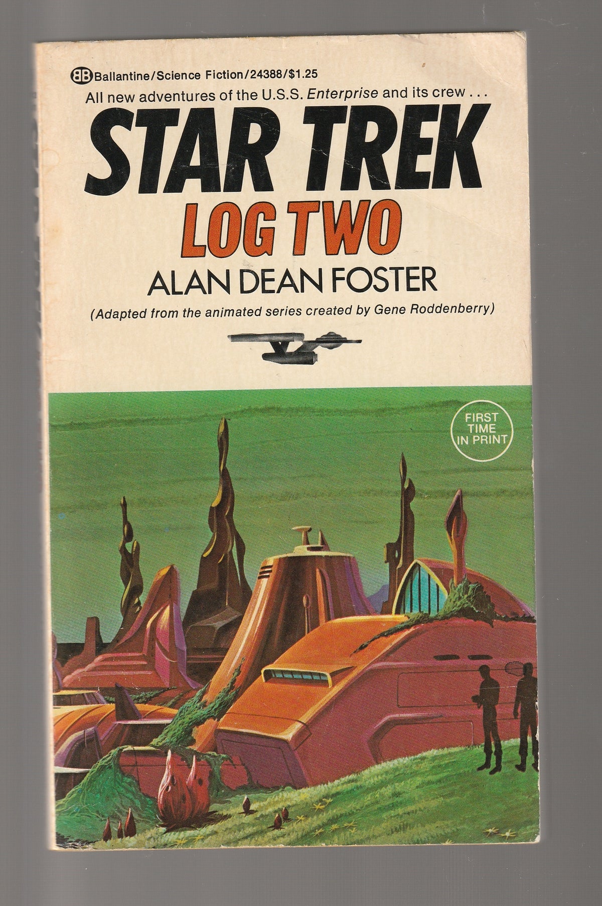 Star Trek: Log Two Adventure books Collections fantasy fantasy fiction fiction media tie-in paperback Sci-Fi Sci-fi fantasy science fiction Science Fiction Fantasy Short Short Stories Short Story Collection Space Space Exploration Space Opera space sci-fi Space Travel Star Trek used Books