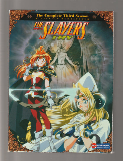 The Slayers season 3 Action Adventure Animation anime Comedy Drama dvd fantasy fantasy comedy fantasy fiction fiction hand-drawn animation Japan japanese media tie-in Sci-Fi Sci-fi fantasy science fiction Science Fiction Fantasy Sword and sorcery tv TV Tie in used dvd