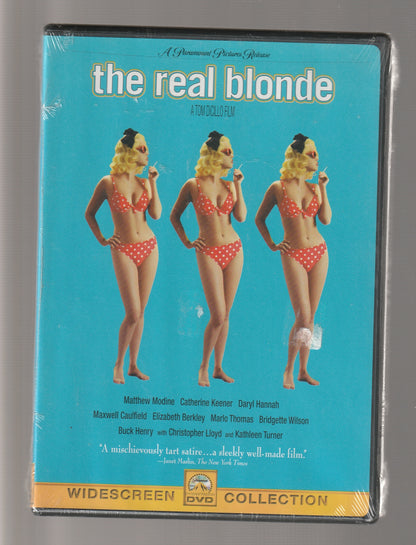 The Real Blonde Comedy Comedy Drama dvd DVD-Romanic comedy fiction Movies Rom Com Romance Romantic Comedy Satire used dvd
