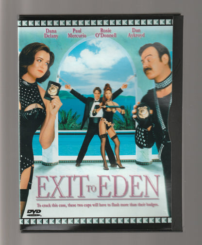 Exit to Eden Adaptation Black Comedy Comedy crime Crime Comedy Crime Fiction Crime Thriller Dark Comedy Detective Detective Fiction dvd DVD-Romanic comedy fiction fiction thriller media tie-in Movie Tie-In Movies police Rom Com Romance Romantic Comedy Sex Comedy smut thriller used dvd