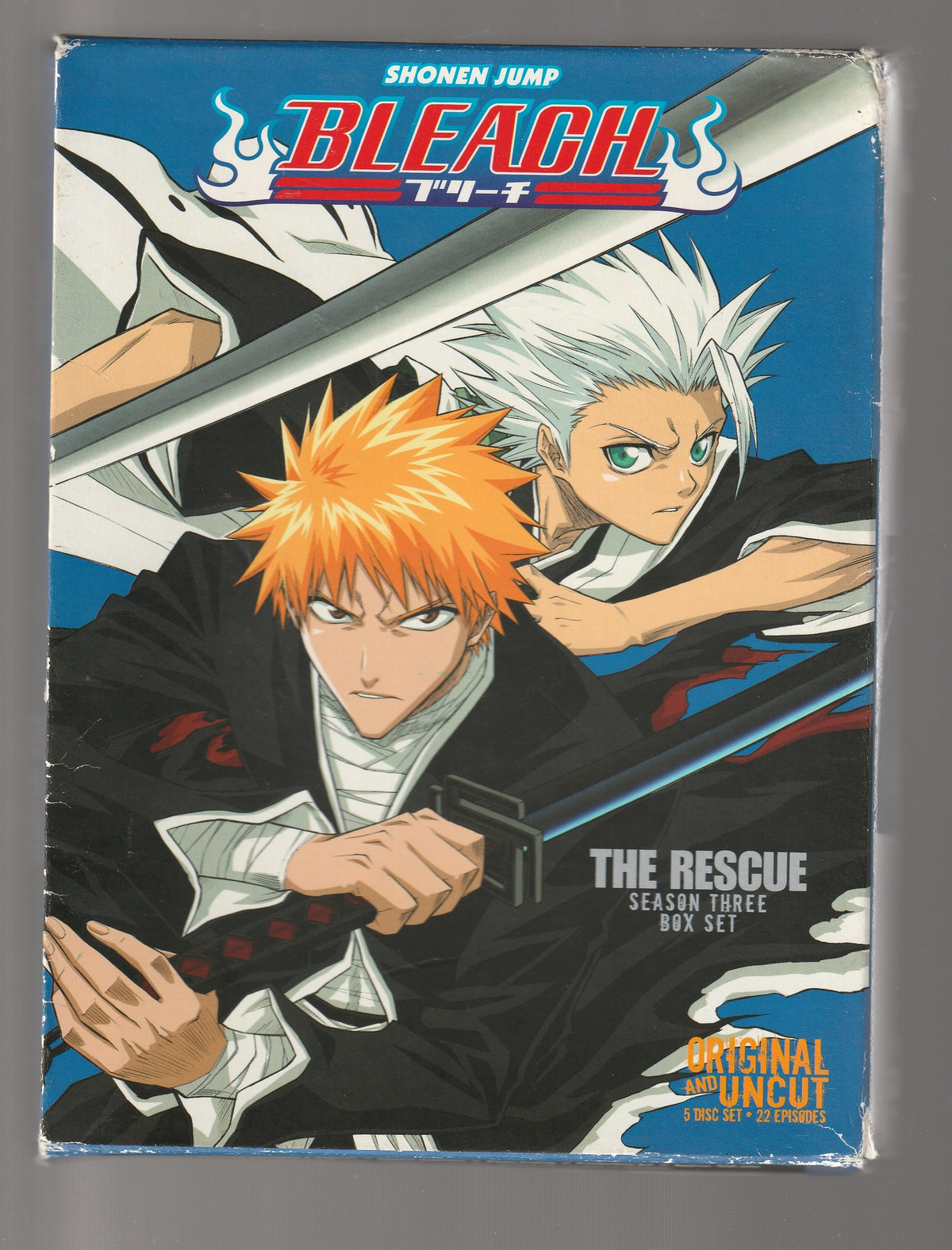 Bleach: The Rescue Season Three Box Set Action Adaptation adult adult animation adult anime Adult Fiction Adventure Animation anime dark fantasy dvd fantasy fantasy fiction fiction hand-drawn animation Japan japanese Martial Arts Paranormal paranormal fantasy Sci-Fi Sci-fi fantasy science fiction Science Fiction Fantasy series shonen shonen jump Supernatural supernatural fantasy Teen teen fantasy teen fiction tv TV Tie in used Young Adult young adult paranromal dvd