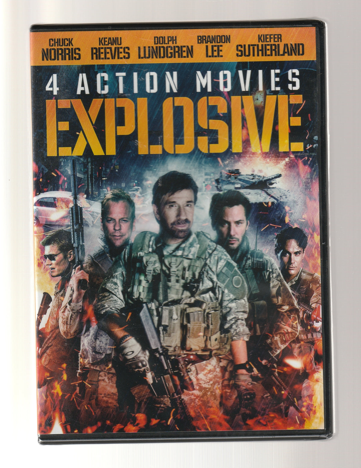 4 Action Movies Explosive Action Action Thriller Adventure b-action b-movie Black Comedy Comedy crime Crime Comedy Crime Fiction Crime Thriller Dark Comedy Drama dvd fiction Military military drama Military Fiction military thriller Movies thriller used dvd
