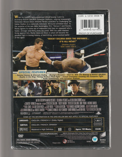 Rocky Balboa boxing Drama dvd fiction Movies Psychological psychological Drama Sports used dvd