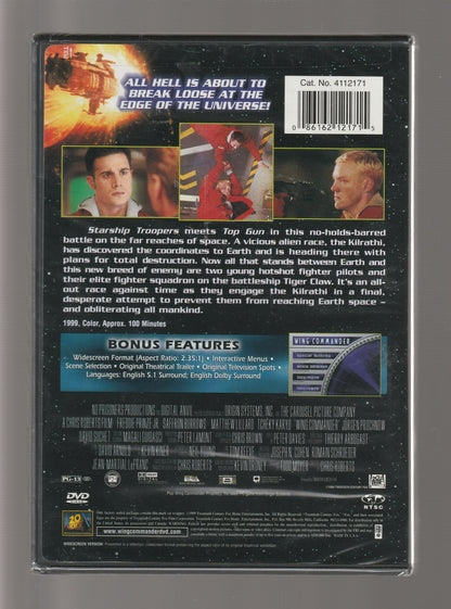 Wing Commander Action Adventure dvd fantasy fiction Movies Sci-Fi Sci-fi fantasy science fiction Science Fiction Fantasy space sci-fi used dvd
