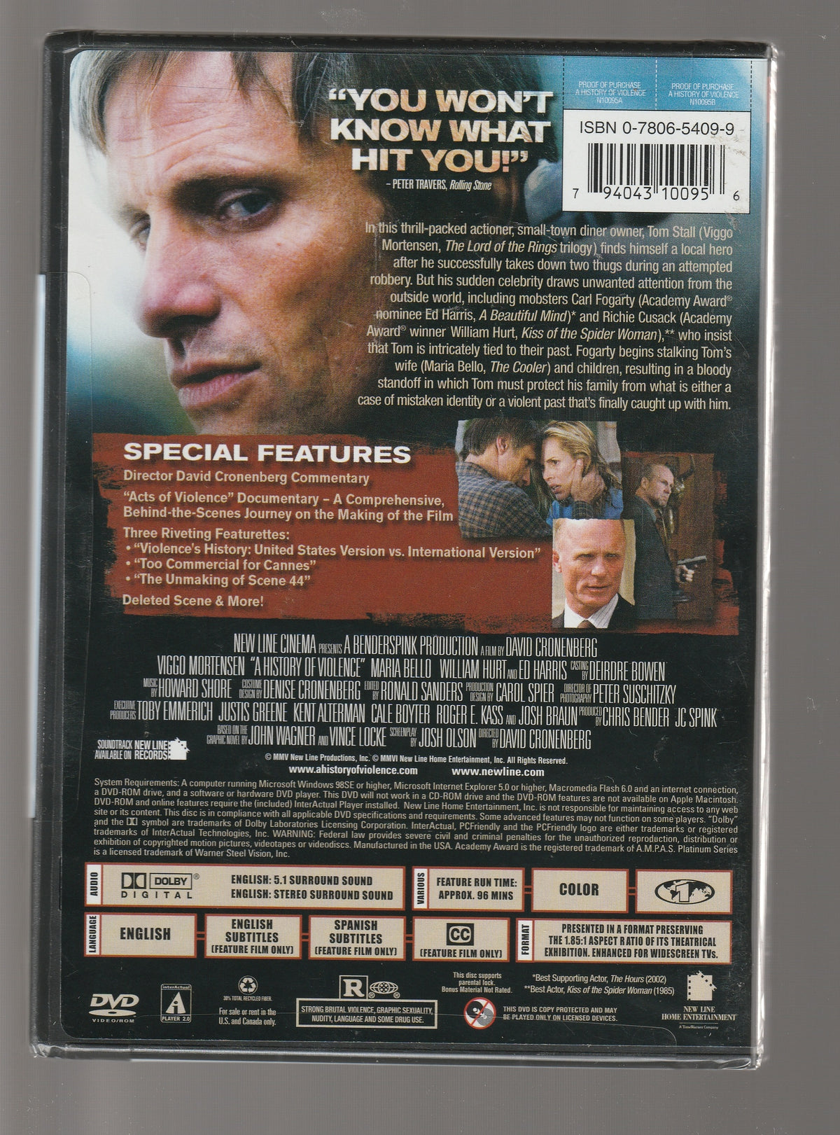 A History of Violence Action Action Thriller crime crime drama Crime Fiction Crime Thriller DC dc comics Drama dvd fiction Gangster Movies mystery Noir Psychological psychological Drama Psychological Thriller thriller used dvd
