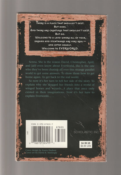 Everworld Inside the Illusion books Children fantasy fantasy fiction fiction Mythology paperback Sci-fi fantasy science fiction Science Fiction Fantasy Teen teen adventure teen fantasy teen fiction Urban Fantasy used book