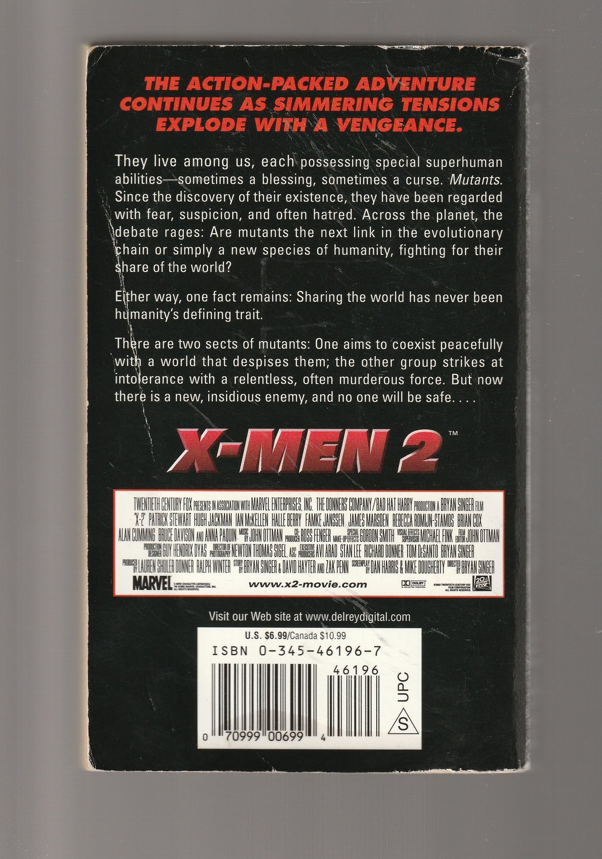 X-Men 2 Adventure Comic Book comics fantasy fantasy fiction marvel paperback Sci-fi fantasy science fiction Science Fiction Fantasy Superhero Teen teen fantasy used Young Adult book
