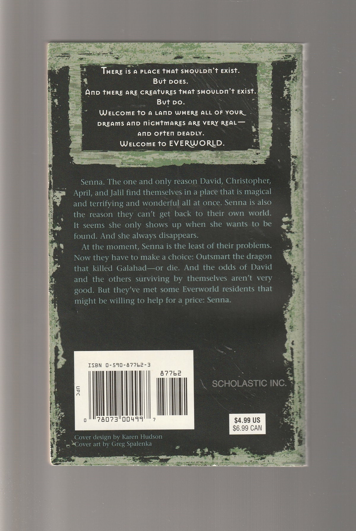 Everworld Discover the Destroyer books Children fantasy fantasy fiction horror Mythology paperback Sci-fi fantasy science fiction Teen teen adventure teen fantasy teen fiction Urban Fantasy used book