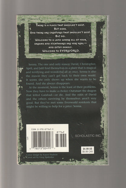Everworld Discover the Destroyer books Children fantasy fantasy fiction horror Mythology paperback Sci-fi fantasy science fiction Teen teen adventure teen fantasy teen fiction Urban Fantasy used book