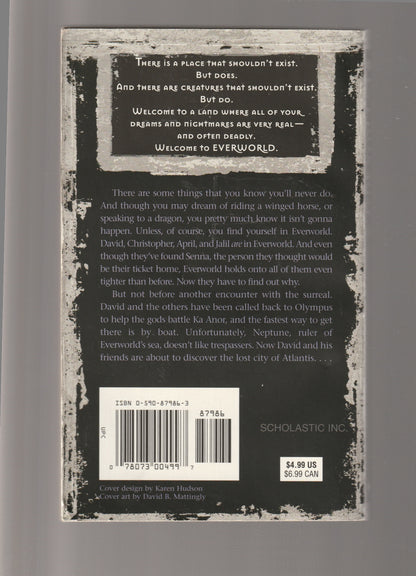 Everworld Understand the Unknown Adventure fantasy fiction horror Mythology paperback science fiction Teen teen adventure teen fantasy teen fiction Urban Fantasy used ya Young Adult young adult horror book