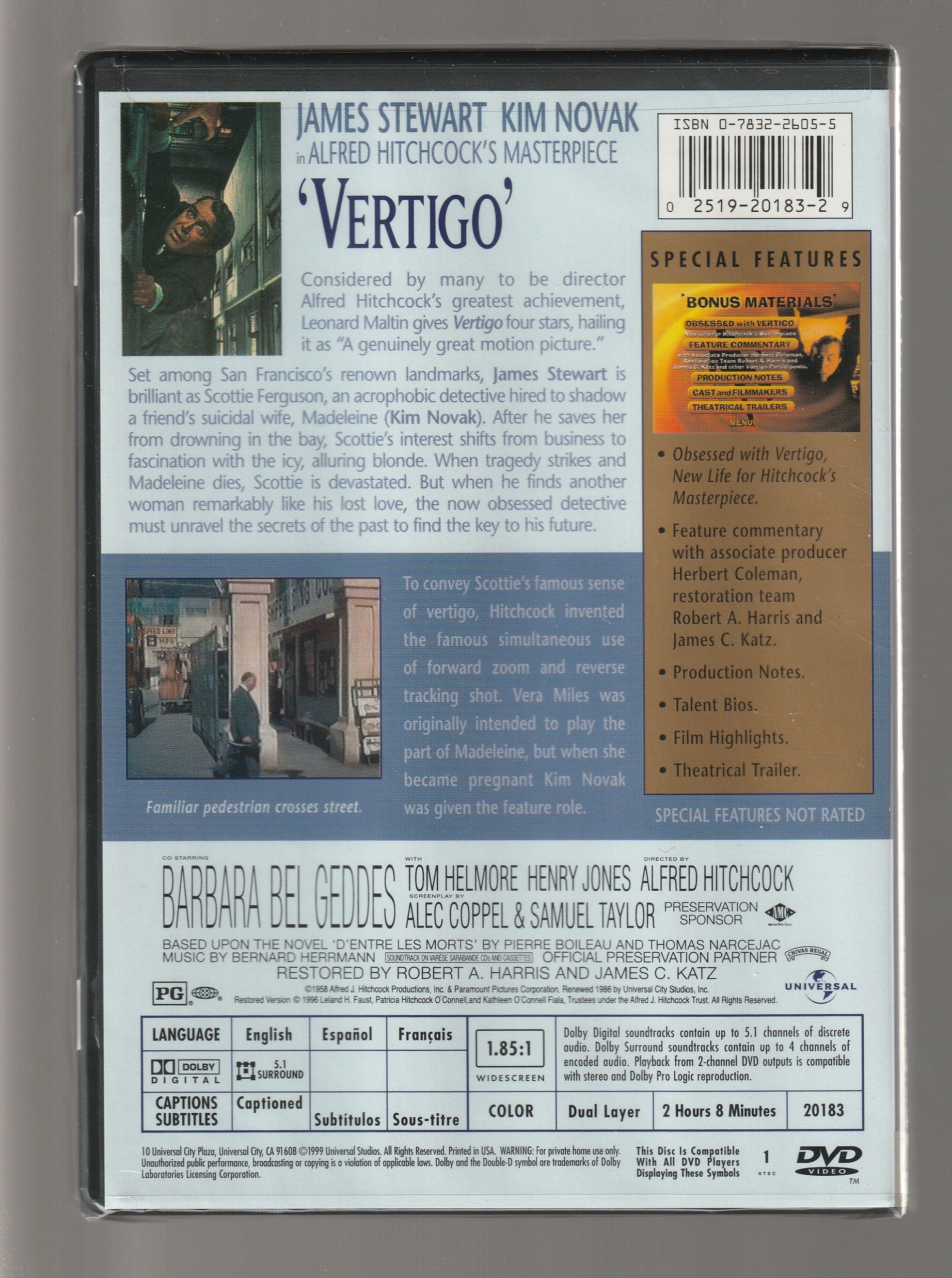 Vertigo classic horror conspiracy fiction conspiracy thriller horror murder mystery mystery mystery thriller Psychological psychological Drama Psychological Horror Psychological Thriller Suspense used Movie