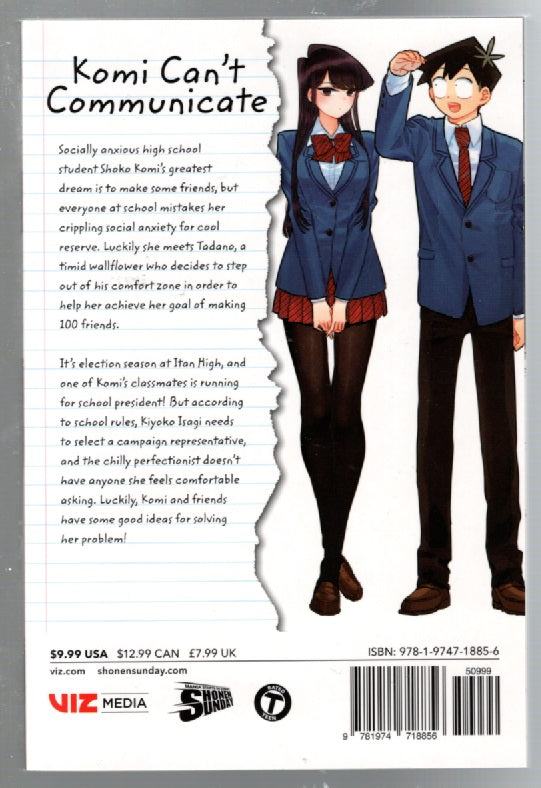 Komi Can't Communicate vol. 15 Adventure Comedy Graphic Novels Humor Manga Romance Romantic Comedy Young Adult Books