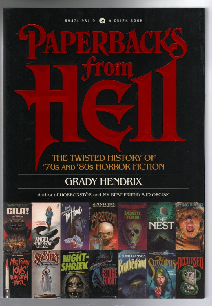 Paperbacks From Hell essay essays History horror Nonfiction Paranormal Books