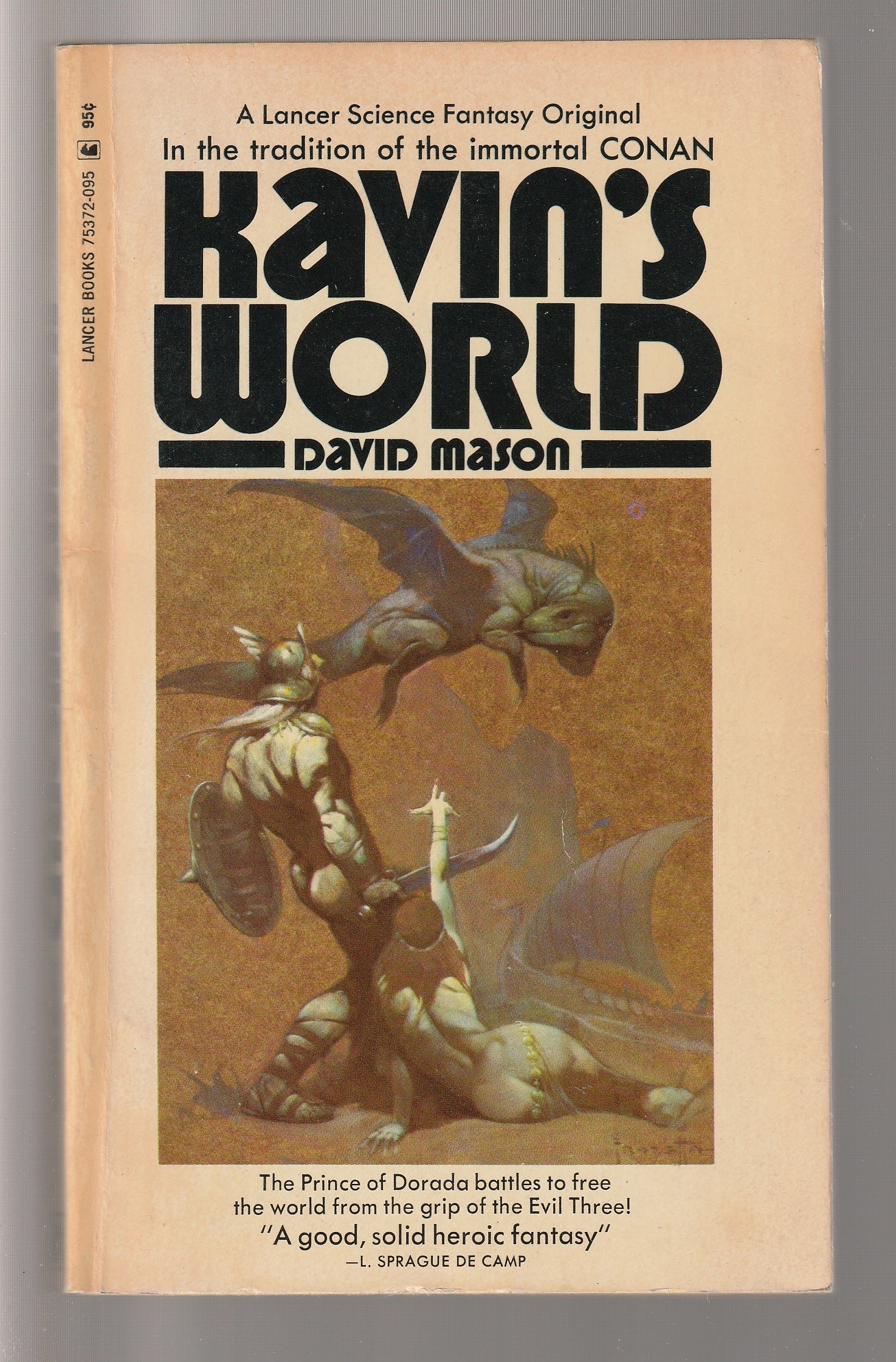 Kavin's World dark fantasy Epic Fantasy fantasy High Fantasy paperback science fiction Science Fiction Fantasy used Vintage vintage fantasy vintage paperback Books