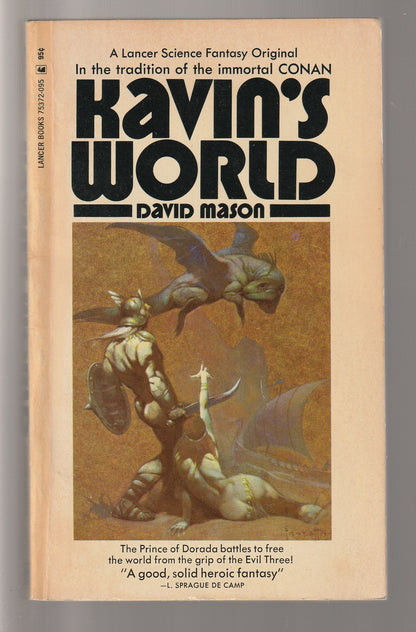Kavin's World dark fantasy Epic Fantasy fantasy High Fantasy paperback science fiction Science Fiction Fantasy used Vintage vintage fantasy vintage paperback Books