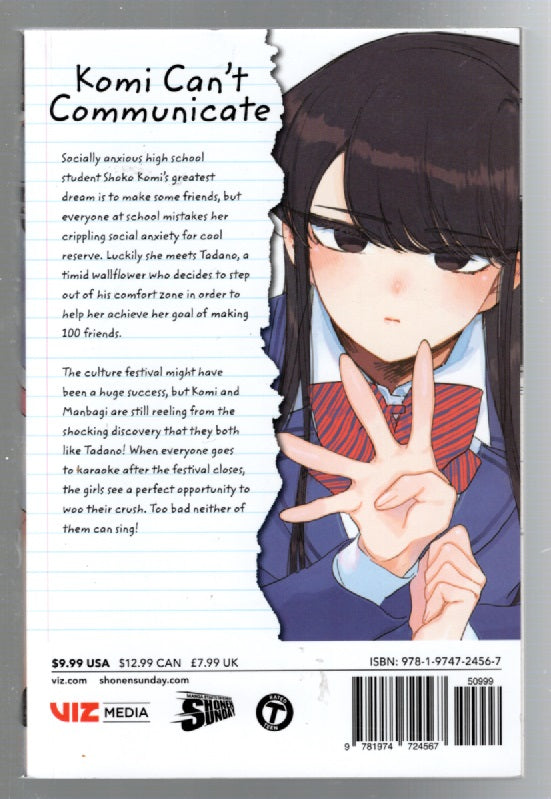 Komi Can't Communicate vol. 18 Adventure Comedy Graphic Novels Humor Manga Romance Romantic Comedy Teen Young Adult Books