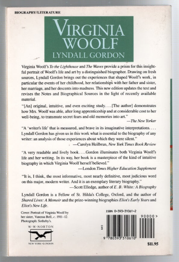 Virginia Woolf A Writers Lie biography History Literature Memoir Nonfiction Women's Studies Books
