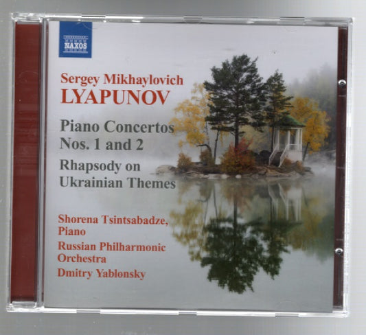 Lyapunov Piano Concertos Nos. 1 and 2 Classical Music CD