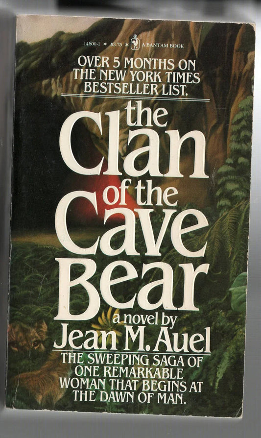 The Clan of the Cave Bear Adventure Classic historical fiction novel Prehistoric used Books