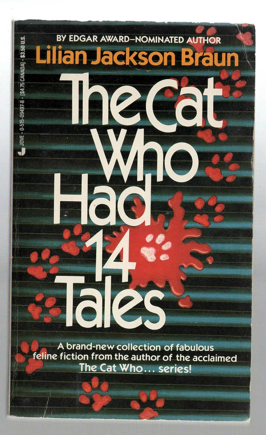 The Cat Who Had 14 Tales Animals cat Cozy Mystery crime Humor mystery used Books