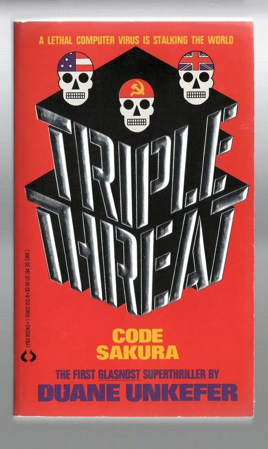 Triple Threat: Code Sakura Action Action Thriller mystery used Books