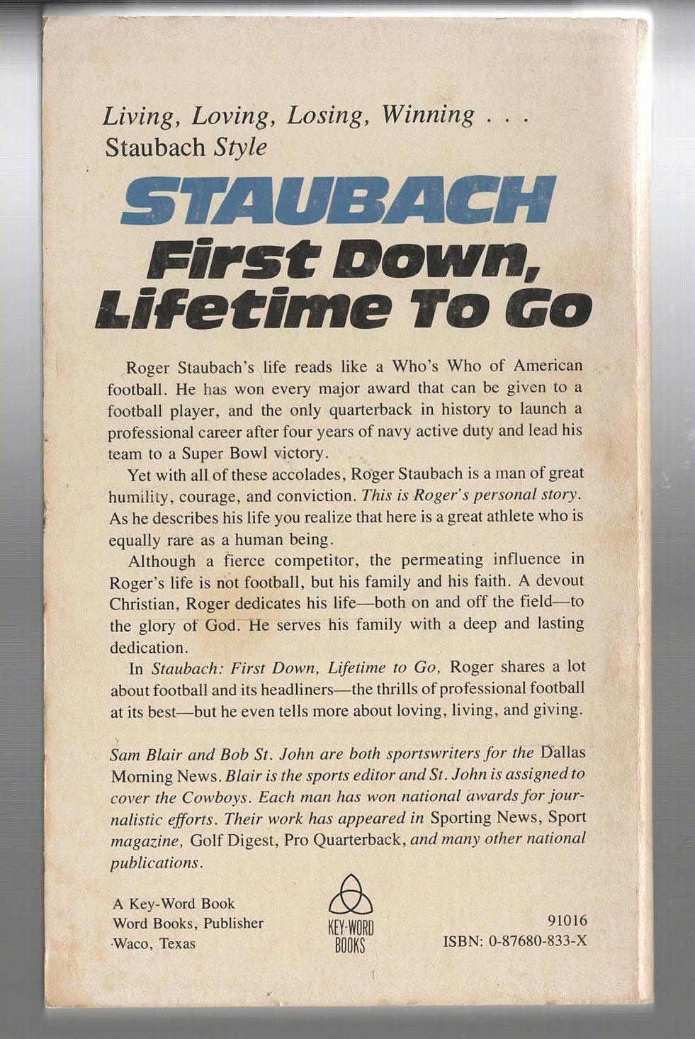 Staubach - First Down, Lifetime To Go